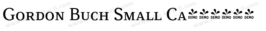 Gordon Buch Small Ca字体转换